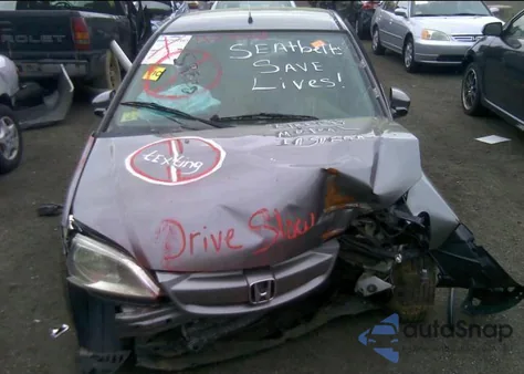 2004 Honda Civic Hybrid из США, поврежденный, VIN JHMES96684S009926